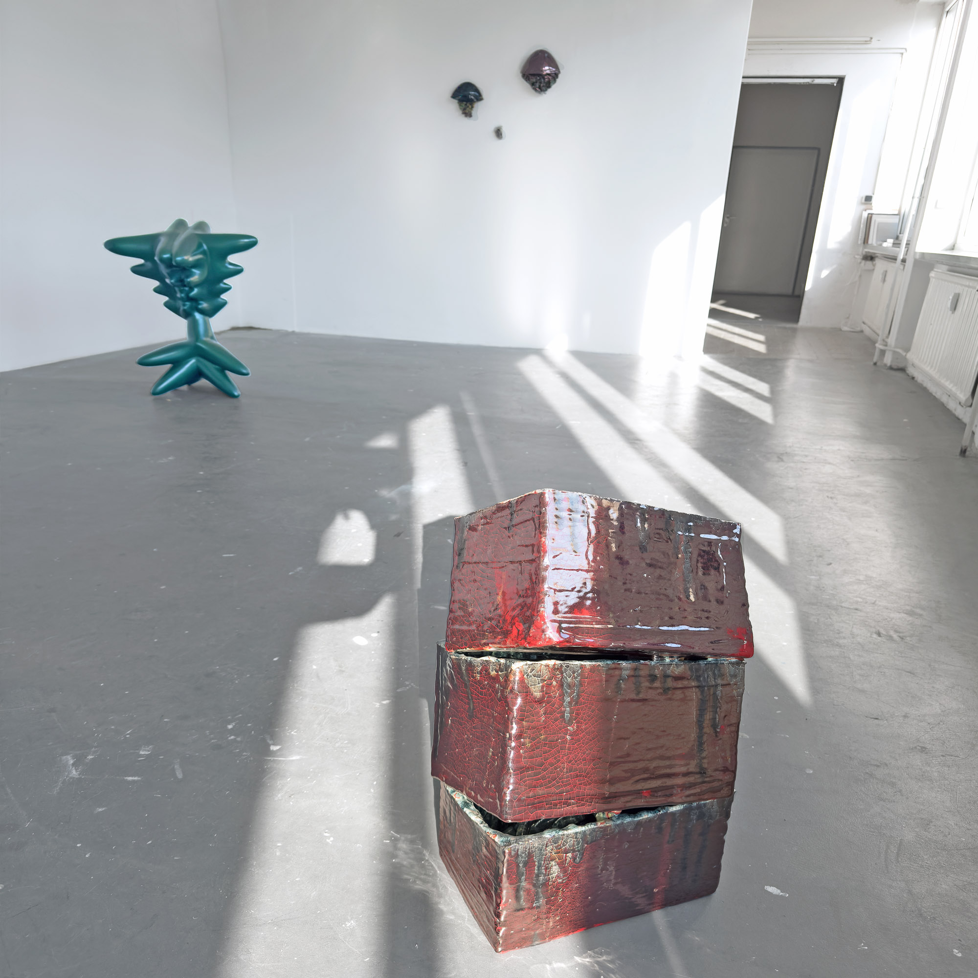 Ausstellungsansicht 2025 Caspary - Cremers - Krebber im space-o